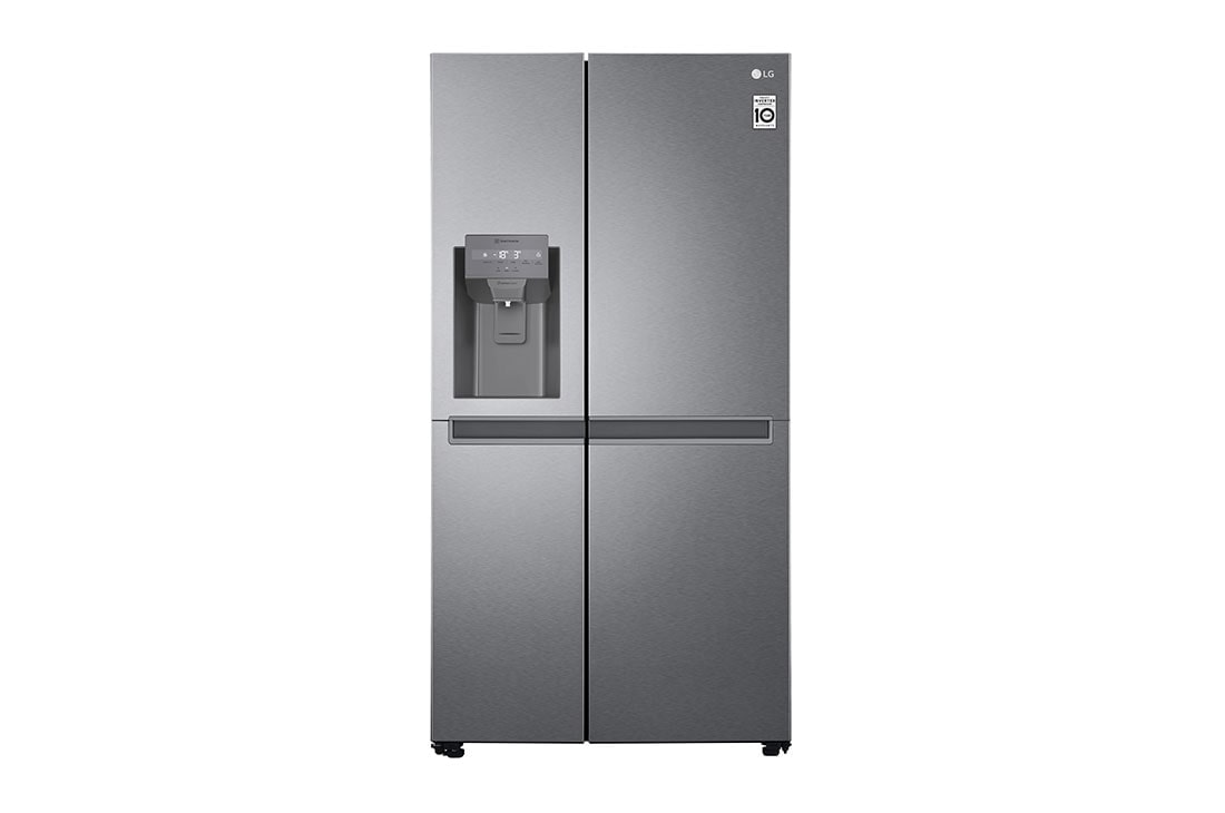 LG Side-by-Side šaldytuvas, 635L, plotis 91,3cm, aukščio 179cm, Total No Frost, Front view, GSLV31DSXM