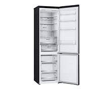 LG Šaldytuvas su šaldikliu apačioje | 2.03m | 387L | Juoda | B klasė | DoorCooling | Total No Frost | GBV7280BEV, Left open without food , GBV7280BEV, thumbnail 13
