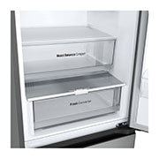 LG Šaldytuvas su šaldikliu apačioje | 2.03m | 387L | Pilka | C klasė | DoorCooling | Total No Frost | GBV3200CPY, Drawer without food, GBV3200CPY, thumbnail 6