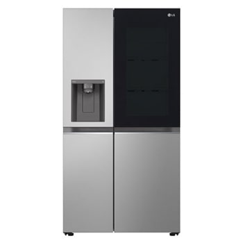 LG dviduris šaldytuvas | InstaView™ Door-in-Door | 635L | aukščio 1.79m | plotis 91.3cm | Pilka| E klasė | WiFi | DoorCooling | Total No Frost | GSGV80PYLL1