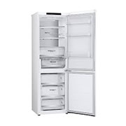 LG šaldytuvas su šaldikliu apačioje | 1.86m | 344L | Balta | D klasė | DoorCooling+™ | Fresh Converter™, Left Side Open without Food, GBV5140DSW, thumbnail 11
