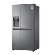 LG sdviduris šaldytuvas | 634L | aukščio 1.79m | plotis 91.3cm | Pilka| F klasė | WiFi | DoorCooling | Total No Frost | GSLV31MCXM, Right view, GSLV31MCXM, thumbnail 9