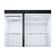 LG Side-by-Side šaldytuvas | aukštis 1.79m | plotis 91.4cm | 661L | Juoda | E klasė | Express Cool | Ice & Water dalytuvas , dozatoriaus vaizdas iš kairės pusės, GSLC41EPPE, thumbnail 6