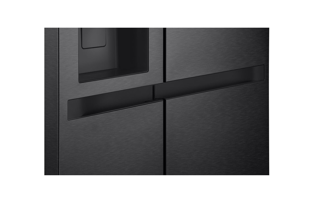 LG Side-by-Side šaldytuvas | aukštis 1.79m | plotis 91.4cm | 661L | Juoda | E klasė | Express Cool | Ice & Water dalytuvas , „i-micom“ vaizdas, GSLC41EPPE, thumbnail 7