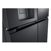LG InstaView Side by side šaldytuvas | 1.79m | 508L | Black | E klasė | DoorCooling | Pure N Fresh |, handle, GMG861EPAE, thumbnail 11