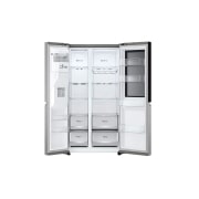 LG InstaView Side by side šaldytuvas | 1.79m | 635L | Sidabrinė | E klasė |Door Cooling| Fresh Balancer |, GSGV81PYLL, GSGV81PYLL, thumbnail 4