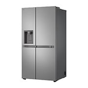 LG Side-by-Side šaldytuvas | aukštis 1.79m | plotis 91.5cm | 664L | Sidabras | E klasė | Express Cool , Left Perspective, GSLC41PYPE, thumbnail 12