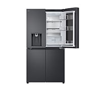 LG InstaView Side by Side šaldytuvas | 1.79m | 638L | Juoda | E class | DoorCooling⁺™  | UVnano™, Dozatorius, GMG960EVEE, thumbnail 9