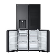 LG InstaView Side by Side šaldytuvas | 1.79m | 638L | Juoda | E class | DoorCooling⁺™  | UVnano™, UVnano, GMG960EVEE, thumbnail 5
