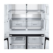 LG InstaView Side by Side šaldytuvas | 1.79m | 638L | Juoda | E class | DoorCooling⁺™  | UVnano™, Sulankstoma lentyna, GMG960EVEE, thumbnail 7