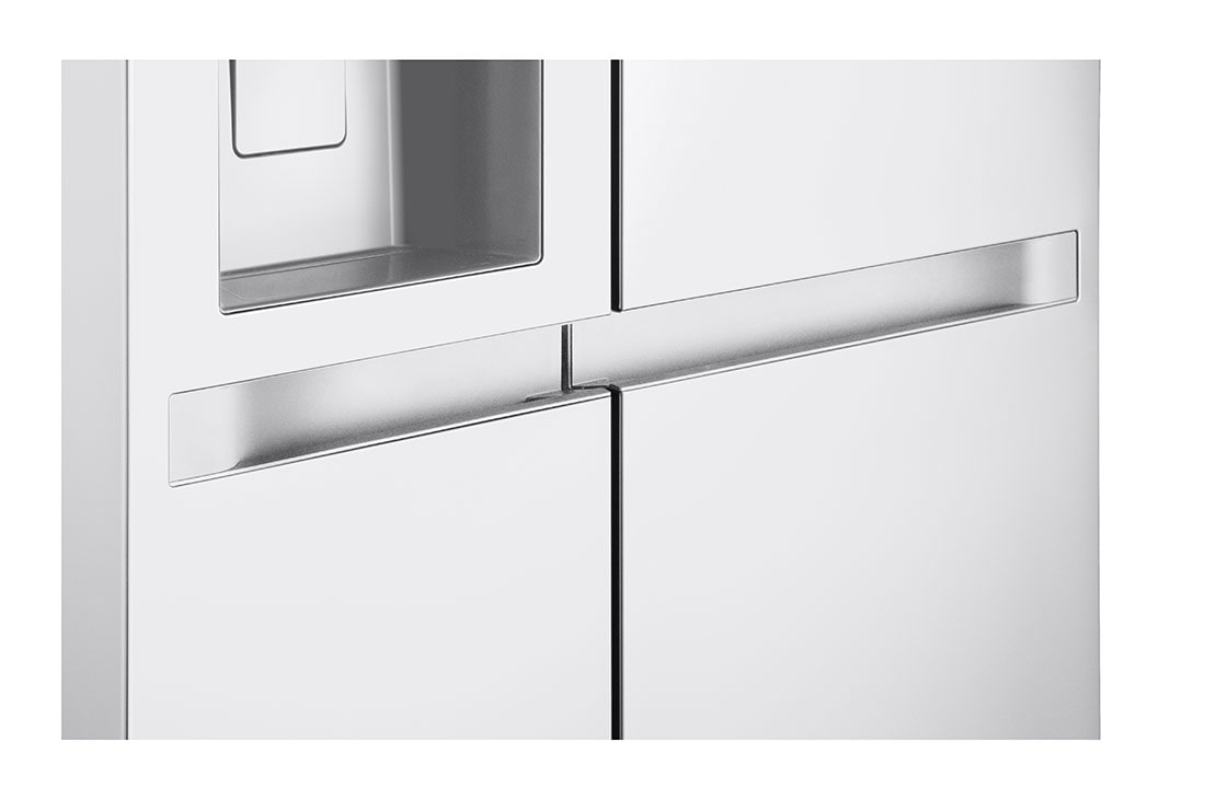 LG Side-by-Side šaldytuvas | aukštis 1.79m | plotis 92.2cm | 638L | Balta | E klasė | Express Cool , Handle, GSLC40SWPE, thumbnail 6