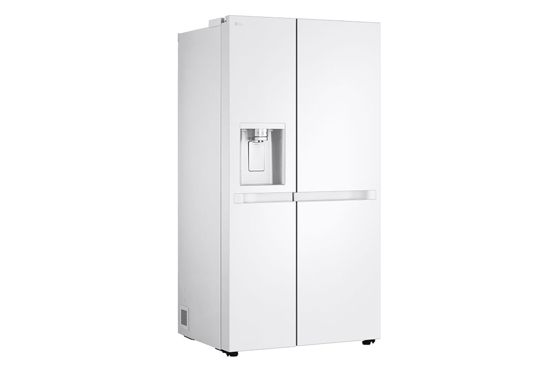 LG Side-by-Side šaldytuvas | aukštis 1.79m | plotis 92.2cm | 638L | Balta | E klasė | Express Cool , 'Priekis dešinė atidaryta, GSLC40SWPE, thumbnail 7