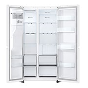 LG Side-by-Side šaldytuvas | aukštis 1.79m | plotis 92.2cm | 638L | Balta | E klasė | Express Cool , 'Priekis atidarytas, maistas, GSLC40SWPE, thumbnail 2