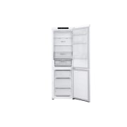 LG šaldytuvas su šaldikliu apačioje | 1.86m | 344L | Balta | E klasė | DoorCooling+™ | Fresh Converter™, Front open, GBV3100ESW, thumbnail 4