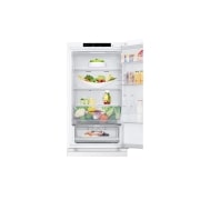 LG šaldytuvas su šaldikliu apačioje | 1.86m | 344L | Balta | E klasė | DoorCooling+™ | Fresh Converter™, Front open, GBV3100ESW, thumbnail 10