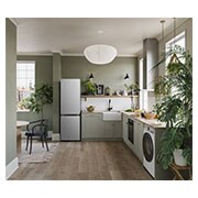 LG šaldytuvas su šaldikliu apačioje | 1.86m | 344L | Juoda | E klasė | DoorCooling+™ | Fresh Converter™, Gyvenimo stilius, GBV3100EEP, thumbnail 14