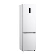 LG šaldytuvas su šaldikliu apačioje | 2.03m | 387L | Balta | E klasė | DoorCooling+™ | Fresh Converter™, Vaizdas iš kairės (durelės uždarytos), GBV7270ESW, thumbnail 3