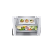 LG šaldytuvas su šaldikliu apačioje | 1.86m | 344L | Sidabras | E klasė | DoorCooling+™ | Fresh Converter™, Atlenkiama lentyna (atlenkta), GBV7170EPY, thumbnail 6