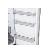 LG šaldytuvas su šaldikliu apačioje | 1.86m | 333L | Pilka | C klasė | DoorCooling+™ | FRESHBalancer™, LG šaldytuvo-šaldiklio  vaizdas iš viršaus, GBBS312CPY, thumbnail 9
