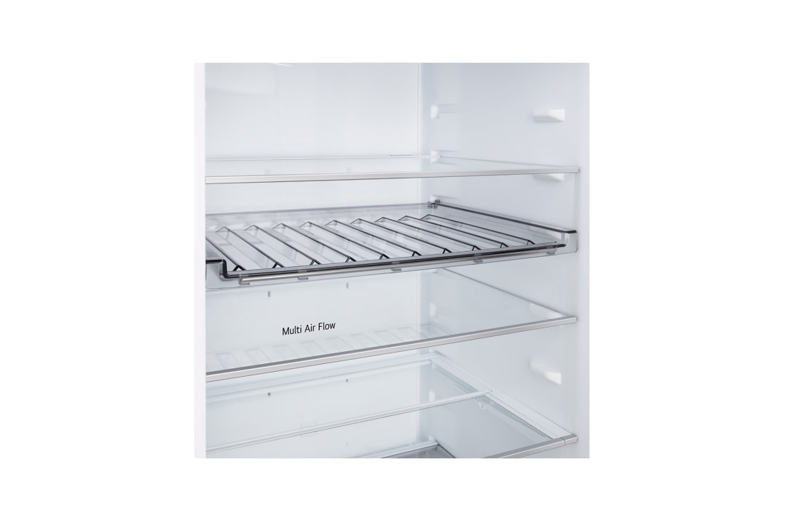 LG šaldytuvas su šaldikliu apačioje | 2.03m | 375L | Balta | C klasė | DoorCooling+™ | Fresh Converter+™	, GBBS322CSW, thumbnail 5