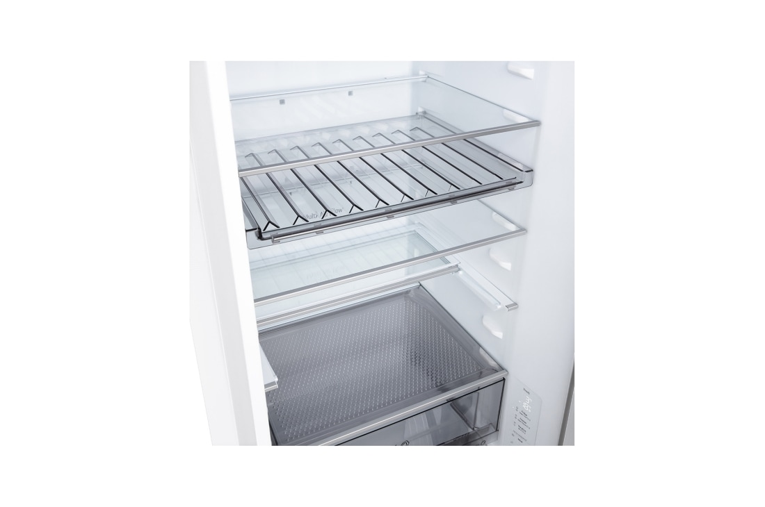 LG šaldytuvas su šaldikliu apačioje | 2.03m | 375L | Balta | C klasė | DoorCooling+™ | Fresh Converter+™	, GBBS322CSW, thumbnail 6