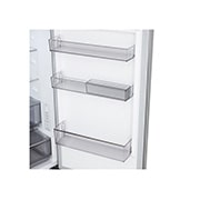 LG šaldytuvas su šaldikliu apačioje | 1.86m | 333L | Pilka | C klasė | DoorCooling+™ | FRESHBalancer™, LG šaldytuvas-šaldiklis , vaizdas iš priekio, kuriame rodoma DoorCooling+™ vėdinimo anga, GBBS514CPY, thumbnail 8
