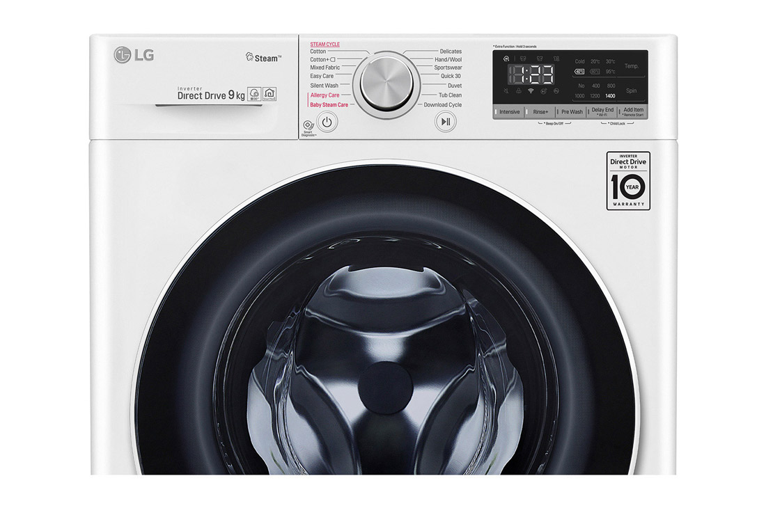 LG V400 serijos 6,5kg skalbimo mašina, gylis 56cm, F2WT4S6AIDD, thumbnail 6