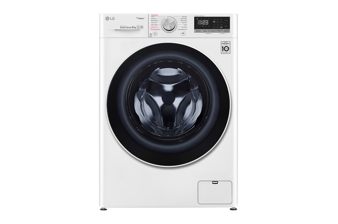 LG V400 serijos 9kg skalbimo mašina, gylis 56cm, F4WT409AIDD