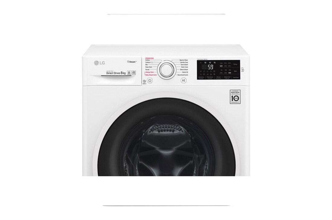 LG V400 serijos 8kg skalbimo mašina, gylis 56,5cm, F4WT408AIDD, thumbnail 3