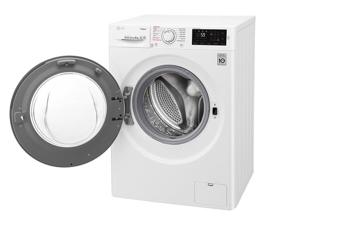 LG V400 serijos 8kg skalbimo mašina, gylis 56,5cm, F4WT408AIDD, thumbnail 7