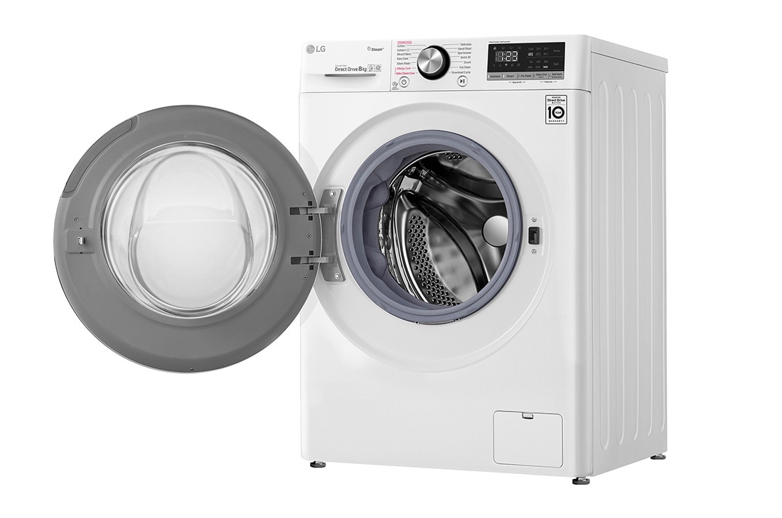 LG V400 serijos 8kg skalbimo mašina su džiovykle, gylis 56,5cm, F4DT408AIDD, thumbnail 12