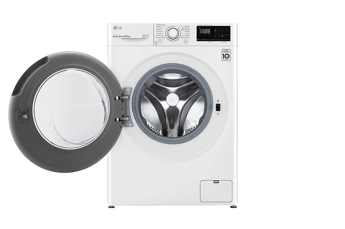 LG V200 serijos 6,5kg skalbimo mašina, gylis 45,5cm, 6.5kg AI DD™ skalbimo mašina su garų funkcija, E klasė, F2WN2S6S3E, thumbnail 14