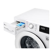LG V200 serijos 6,5kg skalbimo mašina, gylis 45,5cm, 6.5kg AI DD™ skalbimo mašina su garų funkcija, E klasė, F2WN2S6S3E, thumbnail 5