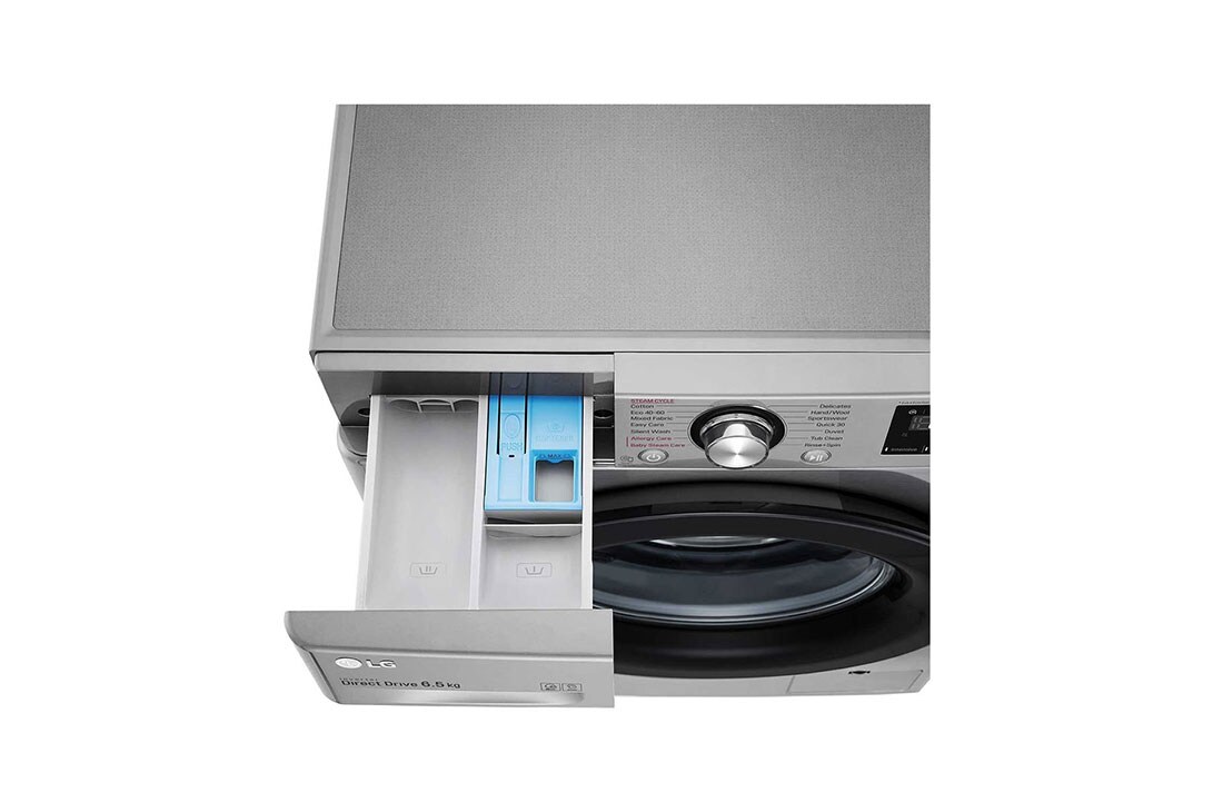 LG V200 serijos 6,5kg skalbimo mašina, gylis 45,5cm, 6,5kg AI DD™ skalbimo mašina su garų funkcija, E klasė, F2WN2S6S6TE, thumbnail 6