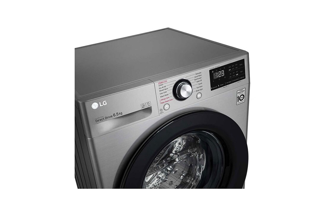 LG V200 serijos 6,5kg skalbimo mašina, gylis 45,5cm, 6,5kg AI DD™ skalbimo mašina su garų funkcija, E klasė, F2WN2S6S6TE, thumbnail 7