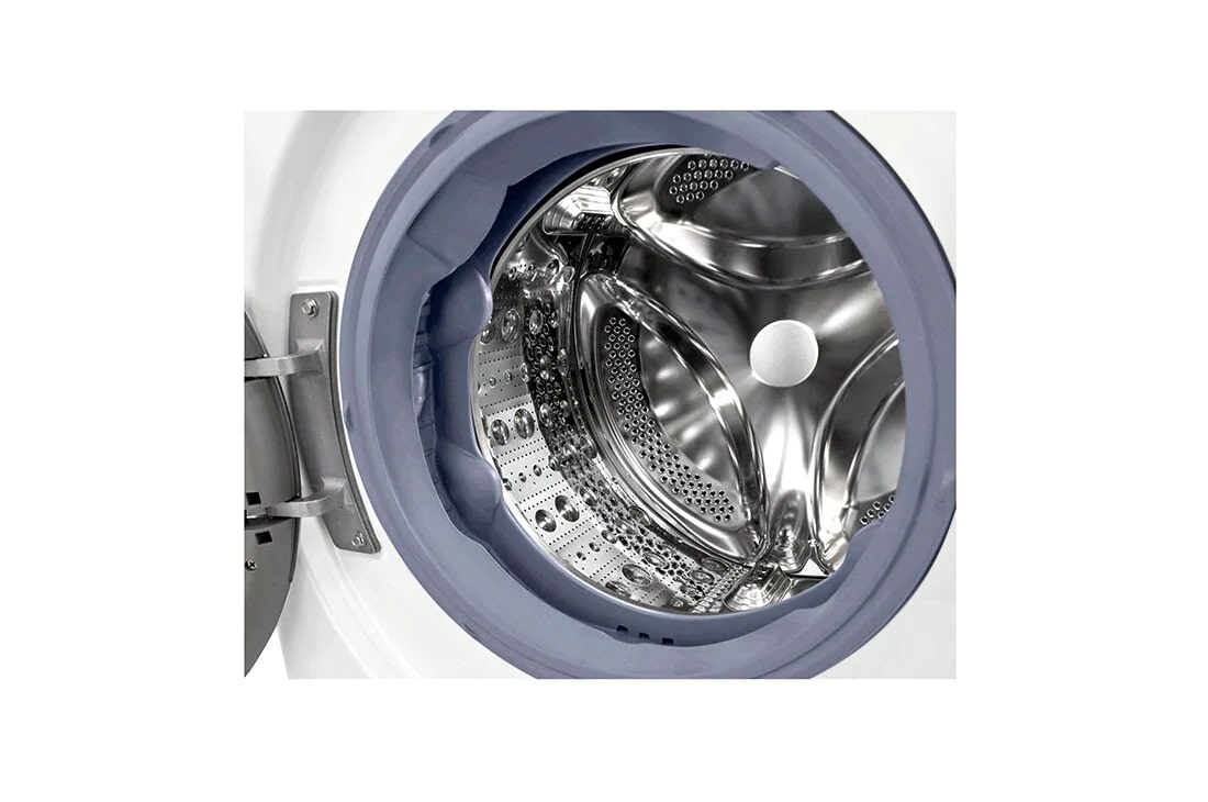 LG siaura skalbyklė ir džiovyklė  7/5kg | AIDD | V5 serijos |D/E | Gylis 47.5cm | Balta |Turbowash|Steam | WiFi |F2DV5S7S0E, 8.5kg TurboWash™ skalbimo mašina su džiovintuvu, A klasė, F2DV5S7S0E, thumbnail 3