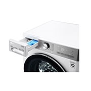 LG  skalbyklė 10.5 kg | AIDD | V9 serijos | A | Gylis 56.5cm | Balta |Turbowash360|Steam | WiFi |F4WV910P2WE, F4WV910P2WE, F4WV910P2WE, thumbnail 5