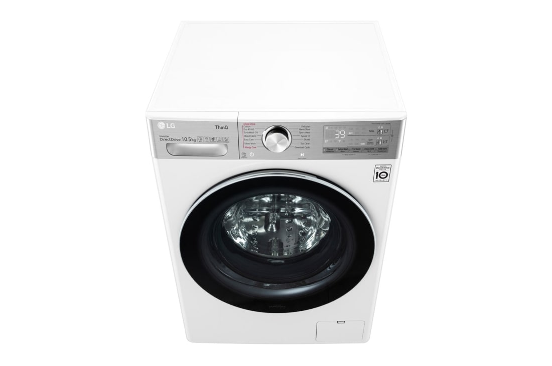 LG  skalbyklė 10.5 kg | AIDD | V9 serijos | A | Gylis 56.5cm | Balta |Turbowash360 |Steam |F6WV910P2EA, F6WV910P2EA, thumbnail 9