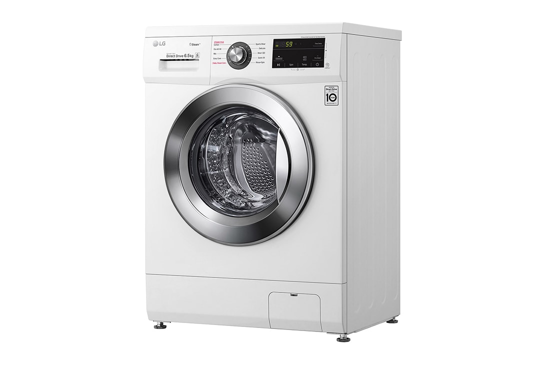 LG siaura skalbyklė 6.5 kg  | J3 serijos | E | Gylis 44cm | Balta|Steam |F2J3WY5WE, F2J3WY5WE 6,5kg „6 Motion“ skalbimo mašina, E klasė, F2J3WY5WE, thumbnail 10
