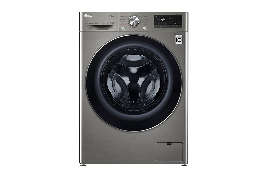 LG skalbyklė ir džiovyklė 9/6 kg | AIDD | V5 serijos | B/E| Gylis 56.5cm | Juoda|Steam ||WiFi |F4DV509S2TE, F4DV509S0E, F4DV509S2TE