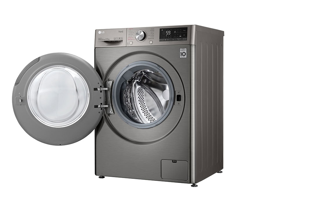 LG skalbyklė ir džiovyklė 9/6 kg | AIDD | V5 serijos | B/E| Gylis 56.5cm | Juoda|Steam ||WiFi |F4DV509S2TE, F4DV509S0E, F4DV509S2TE, thumbnail 11