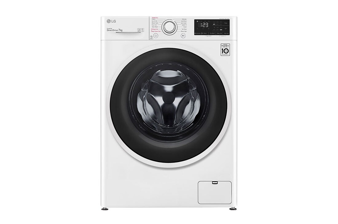 LG V300 serijos 7kg skalbimo mašina, gylis 47,5cm, F4WV328S0U, F2WV3S7AIDD