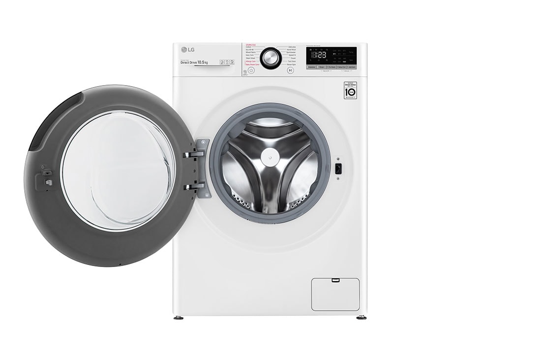 LG skalbyklė 10.5kg | AIDD | V3 serijos | B | Gylis 56.5cm | Balta|Steam |F4WV310S6E, F4WV328S0U      , F4WV310S6E, thumbnail 2