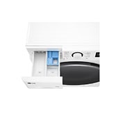 LG  siaura skalbyklė 8 kg | AIDD | R5 serijos | A-10% | Gylis 47.5cm |  Balta |Turbowash360 |Steam  | F2DR508S1W, Detergent port view, F2DR508S1W, thumbnail 7