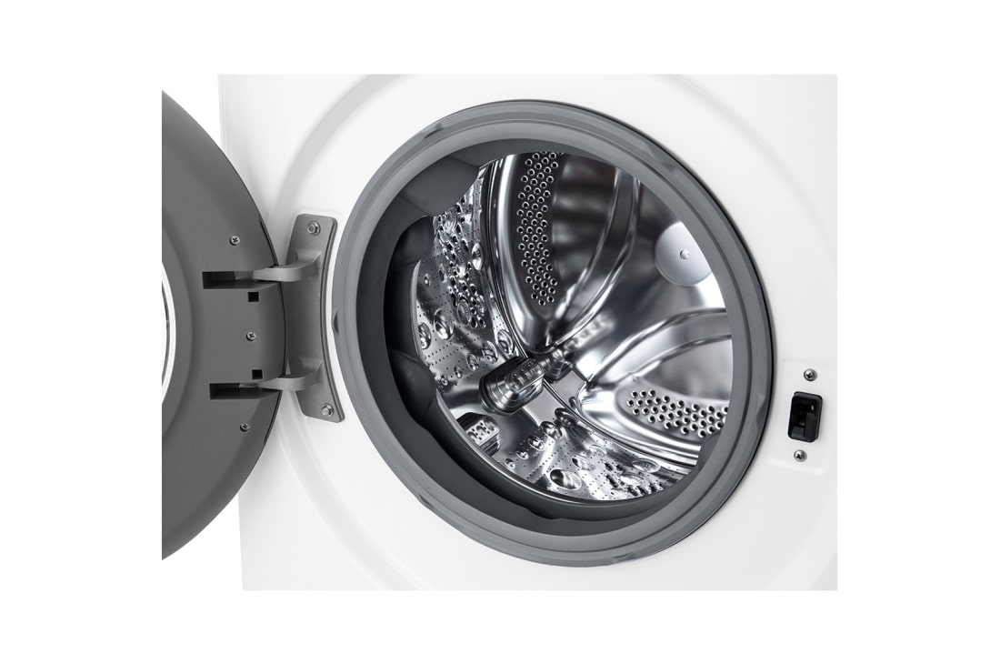 LG  siaura skalbyklė 8 kg | AIDD | R5 serijos | A-10% | Gylis 47.5cm | Balta |Steam | F2WR508S0W, F2WR508S0W, thumbnail 3