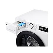 LG  skalbyklė 10 kg | AIDD | R5 serijos | A-10% | Gylis 56.5cm | Balta |Steam | F4WR510SBW, F4WR510SBW, thumbnail 5