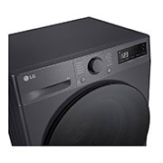 LG siaura skalbyklė 8 kg | AIDD | R5 serijos | A-10% | Gylis 47.5cm | Juoda |Steam | F2WR508S2M, Display view, F2WR508S2M, thumbnail 3