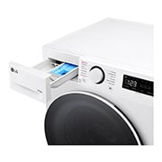LG  skalbyklė 9 kg | AIDD | R5 serijos | A-10% | Gylis 56.5cm | Balta |Turbowash360 |Steam |F4DR510S0W, Detergent port view, F4DR510S0W, thumbnail 5