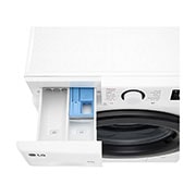 LG  skalbyklė 9 kg | AIDD | R7 serijos | A-10% | Gylis 56.5cm | Balta | Turbowash360 | Steam | WiFi | F4DR509SBW, detergent drawer detail, F4DR509SBW, thumbnail 7