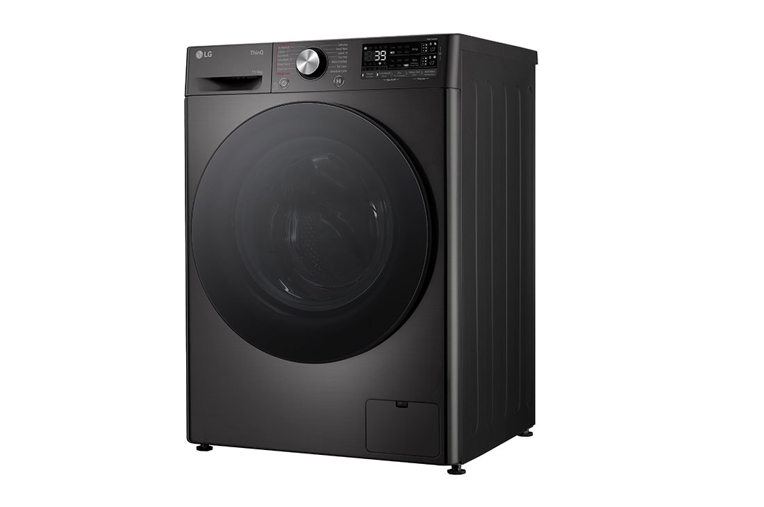 LG  skalbyklė 11 kg | AIDD | R7 serijos | A-10% | Gylis 56.5cm | Juoda |Turbowash360 |Steam | WiFi | F4DR711S2BA, Left, F4DR711S2BA, thumbnail 12